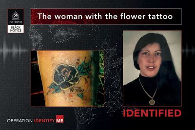 ‘Woman with the flower tattoo’ finally identified 31 years after her murder