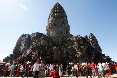 A rights group accuses UNESCO of turning a blind eye to forcible evictions at Cambodia's Angkor Wat