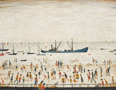 ‘One of his finest’: LS Lowry seascape expected to sell for up to £1.5m