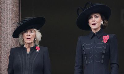 Kate and Camilla share heartwarming moment during Remembrance Day service