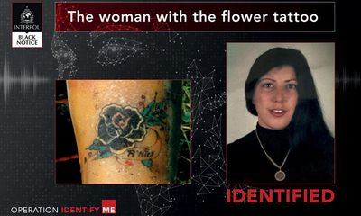 ‘Woman with the flower tattoo’ killed in Antwerp in 1992 is identified as Briton