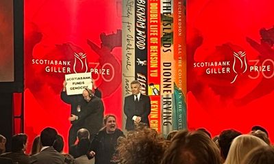 Pro-Palestine protesters disrupt Canadian book prize