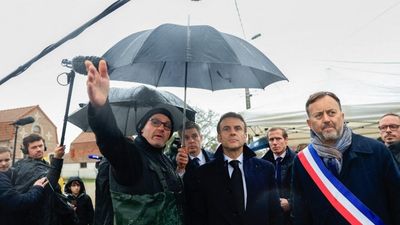 Macron pledges emergency funds for flood-struck towns in northern France