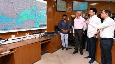 Stalin deputes Ministers to districts, visits emergency control centre as T.N. gears up for heavy rain