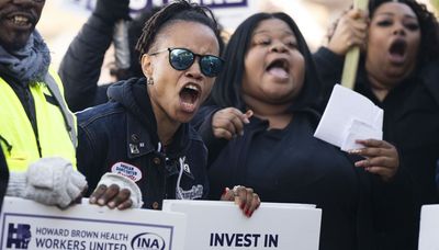 Howard Brown health care workers kick off 2-day strike for better pay, benefits