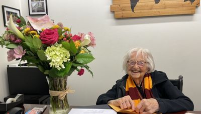 Sister Jean’s latest fan? President Biden — he sent flowers during Chicago visit