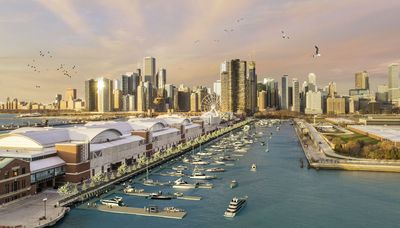 What does go-ahead for Navy Pier Marina mean for perch anglers?