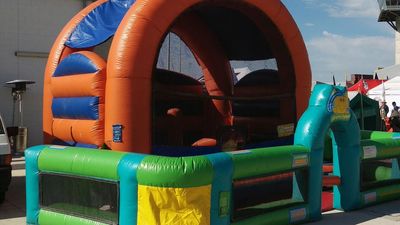 Rival jumping castle business in anti-Jewish crossfire