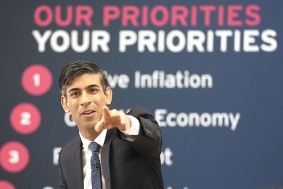 Boost for Rishi Sunak as he meets pledge to halve inflation