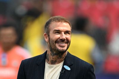 David Beckham makes surprise appearance at Cricket World Cup semi-final in India