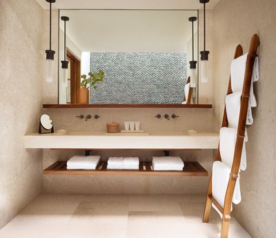 5 ways interior designers add towel storage that will make your bathroom feel 'like a spa'