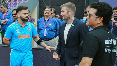 Watch: When Virat Kohli played football with David Beckham at Wankhede