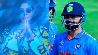 Watch: Anushka Sharma heaves a sigh of relief after Virat Kohli survives video referral on zero