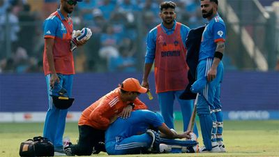 Shubman Gill walks off retired hurt during World Cup semi-final clash against New Zealand