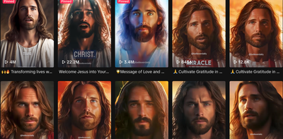 A TikTok Jesus promises divine blessings and many worldly comforts