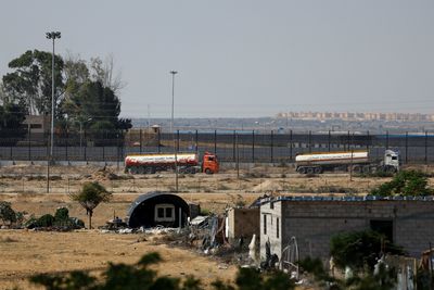 First fuel truck since start of Israel-Hamas war enters Gaza