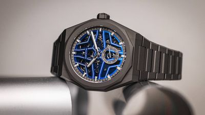 Limited edition Zenith DEFY Skyline Skeleton Night Surfer is bold, blue and speedy