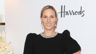 Zara Tindall's velvet cutout embellished dress is so perfect for Christmas party season