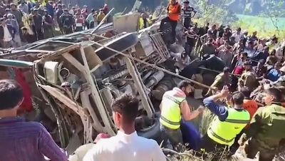 At least 37 killed in devastating bus crash in India-controlled Kashmir