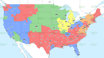 If you’re in the orange, you’ll get Giants vs. Commanders on TV