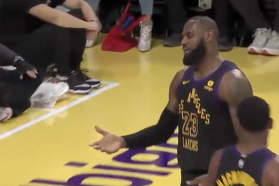 Hot Mics Caught LeBron James Getting Mad at Opponent for Flopping, and NBA Fans Had Jokes