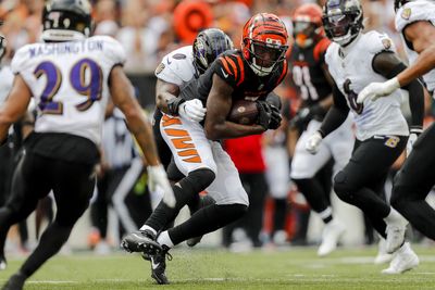 Ravens vs. Bengals: Cincinnati WR Tee Higgins among 3 players ruled out for Thursday night