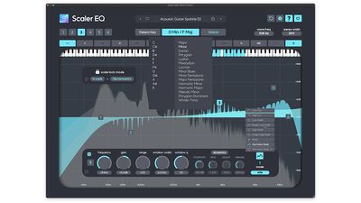 Scaler EQ is a “world-first” plugin that uses the key of your song to determine which notes it cuts and boosts