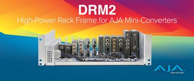 AJA Announces DRM2 Frame for AJA Mini-Converters