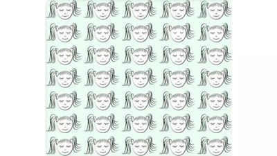 Optical illusion challenge: Can you find the odd girl out in 15 seconds?