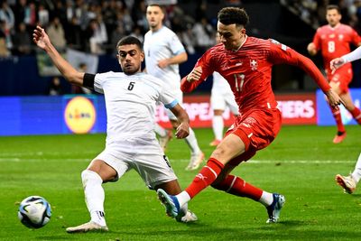 Israel and Switzerland draw 1-1 in Euro 2024 qualifying game in Hungary