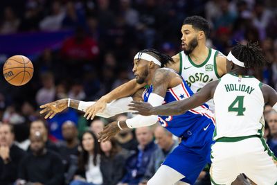 PHOTOS – Boston at Philly: Celtics dig deep down 2 starters, beat 76ers 117-107
