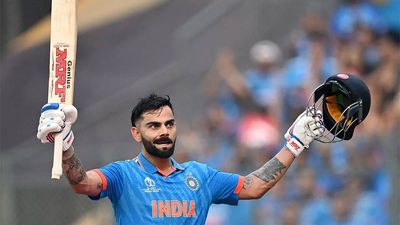 World Cup: Virat Kohli scores 50th ODI hundred in presence of Sachin Tendulkar, Viv Richards
