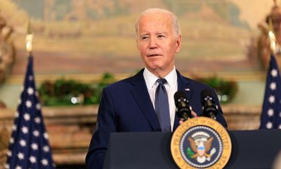 Joe Biden issues strident defence of refusal to call for ceasefire in Gaza