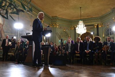 Biden says he is ‘mildly hopeful’ for Gaza hostages and calls again for two-state solution