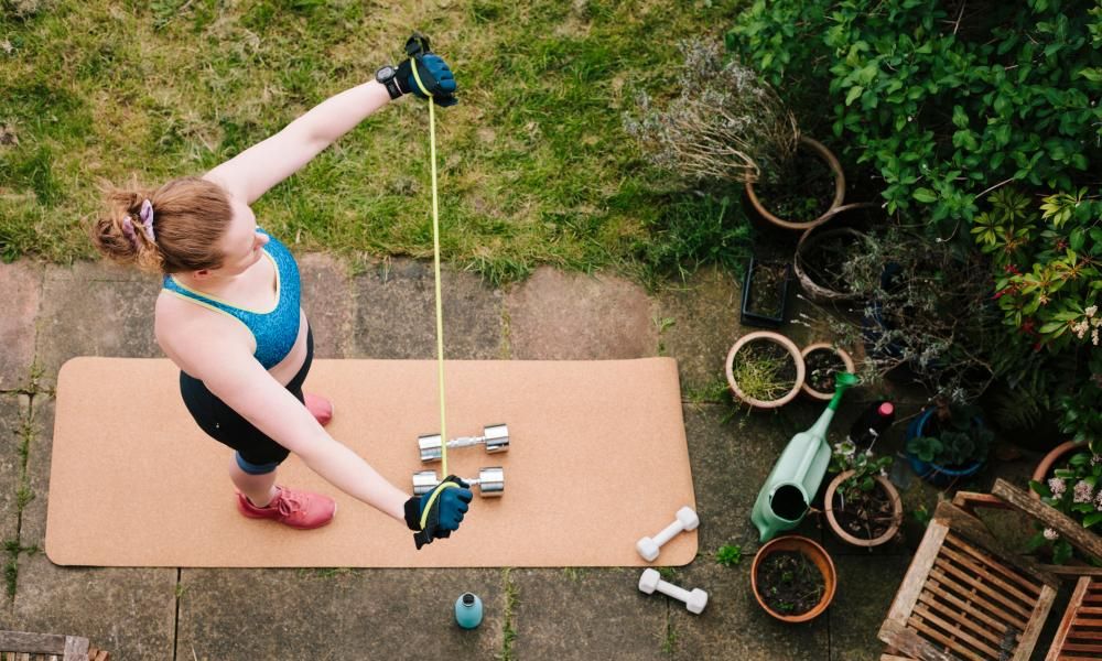 Zumba while hotflashing? Exercise was hard enough…