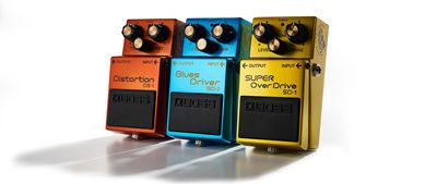 “Beloved by generations of players in every musical genre”: Boss’ sparkling 50th Anniversary series celebrates its place atop the pedal pile – and, with prices under $100, won’t put off the players that got it there