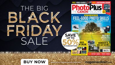 Black Friday half-price sale on No.1 Canon magazine! 50% off PhotoPlus subscriptions