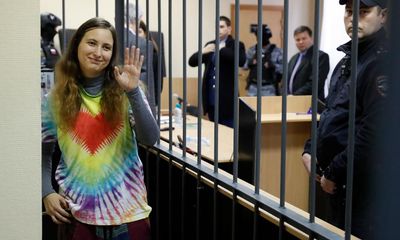 Russian artist jailed for seven years over Ukraine war price tag protest