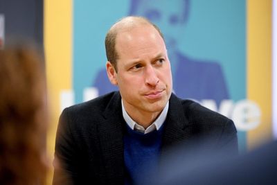 William answers cheeky questions on visit to Manchester youth project