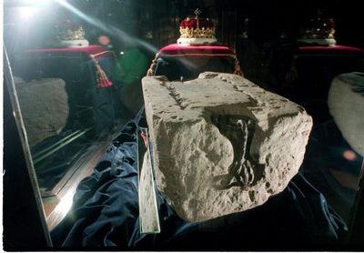 Three charged after protesters target Stone of Destiny in Edinburgh Castle stunt
