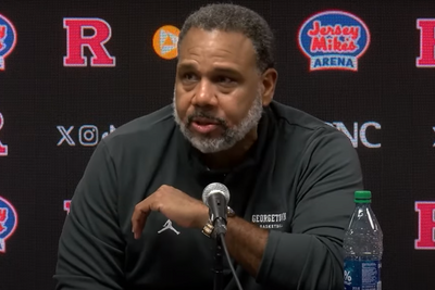 Georgetown coach Ed Cooley challenged young reporters to get tougher after Rutgers loss: ‘This [expletive] is real’