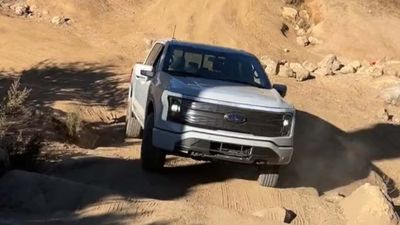 Watch Ford F-150 Lightning Dominate The Trail Tesla Cybertruck Struggled On