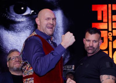 Tyson Fury unleashes explosive verbal assault on Oleksandr Usyk at face-off in London