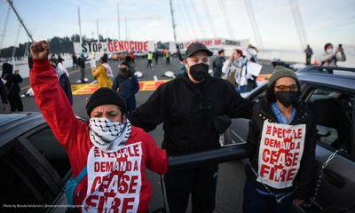 Dozens arrested in San Francisco after ceasefire protest shuts down Bay Bridge