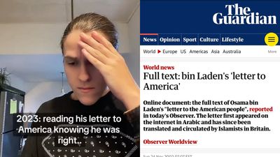 Why Is TikTok Sharing A Now-Deleted Osama Bin Laden Letter Published By The Guardian In 2002?