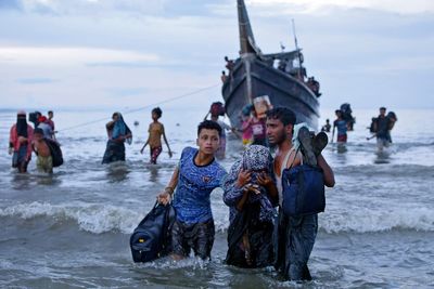 More than 240 Rohingya refugees afloat off Indonesia after they are twice refused by residents