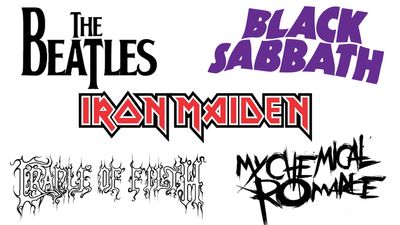 The history of rock band logos, from the 1960s to the present day