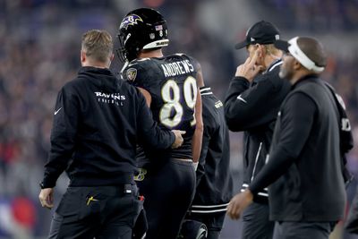 Ravens lose tight end Mark Andrews for the season to ankle injury