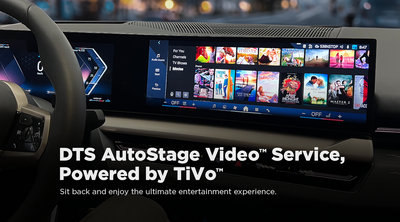 TV on the radio: DTS AutoStage set to revolutionise luxury in-car video experience