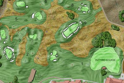 Boyne Golf in Michigan adds a lighted par-3 course, Doon Brae, on a ski slope near lodge